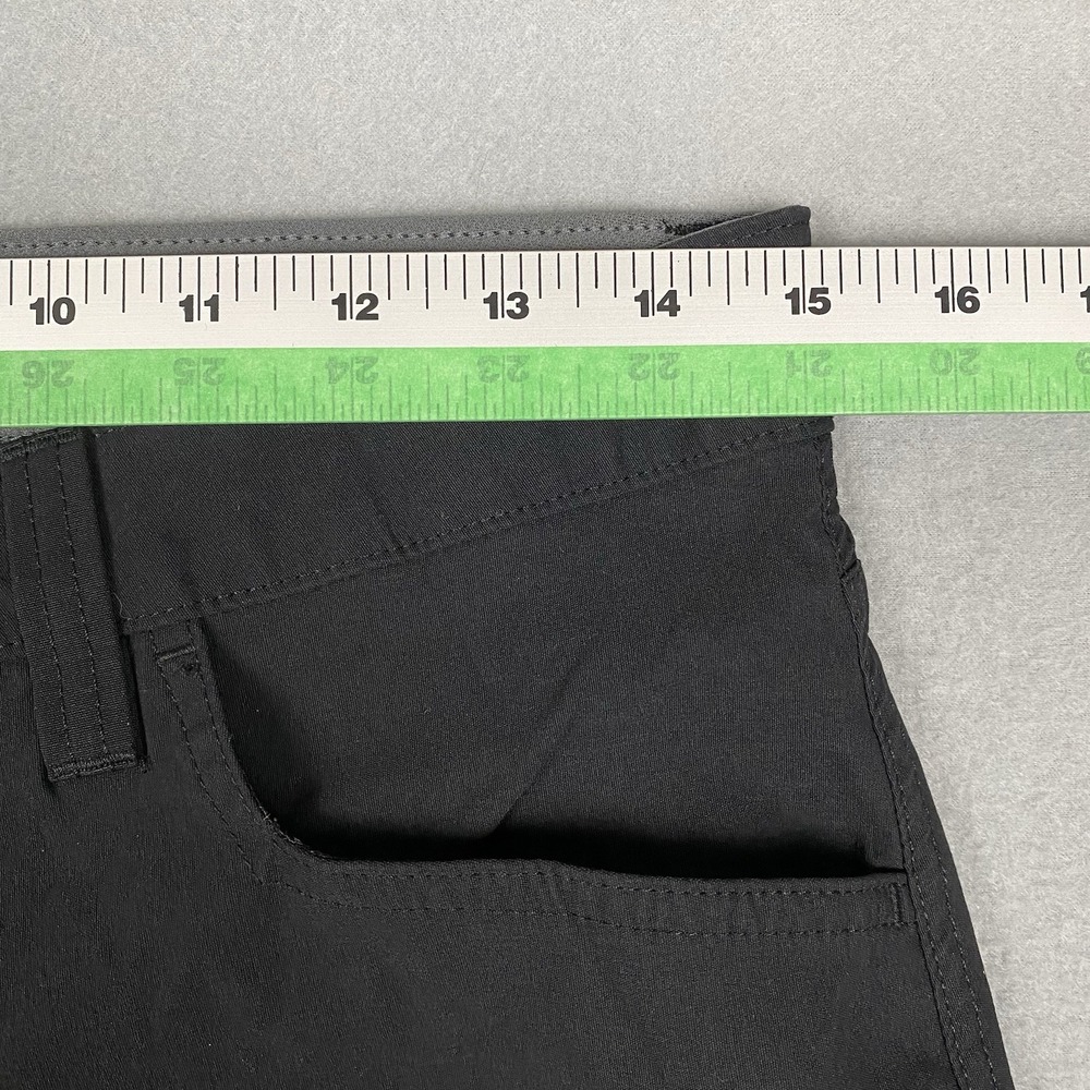 Eddie Bauer Black Convertible Tech Pants Mens Size 32 Hiking Shorts Stretch - Picture 7 of 10